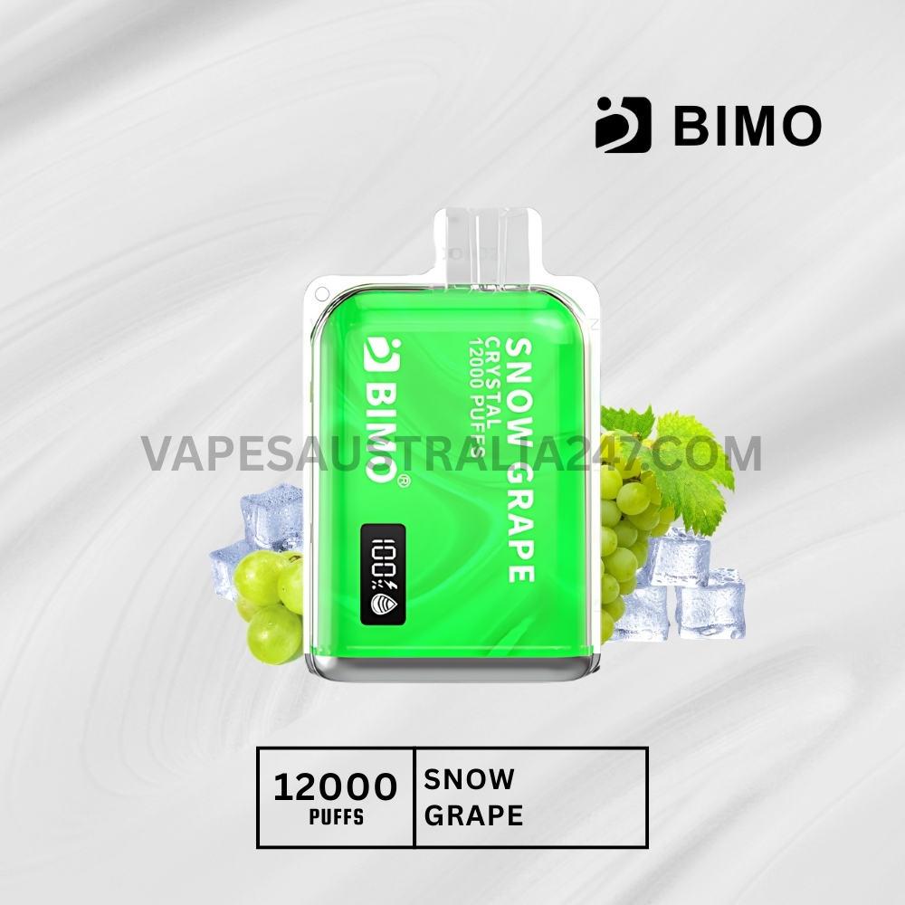 BIMO Crystal 12000 Puffs Snow Grape BIMO Crystal 12000 Puffs Snow Grape