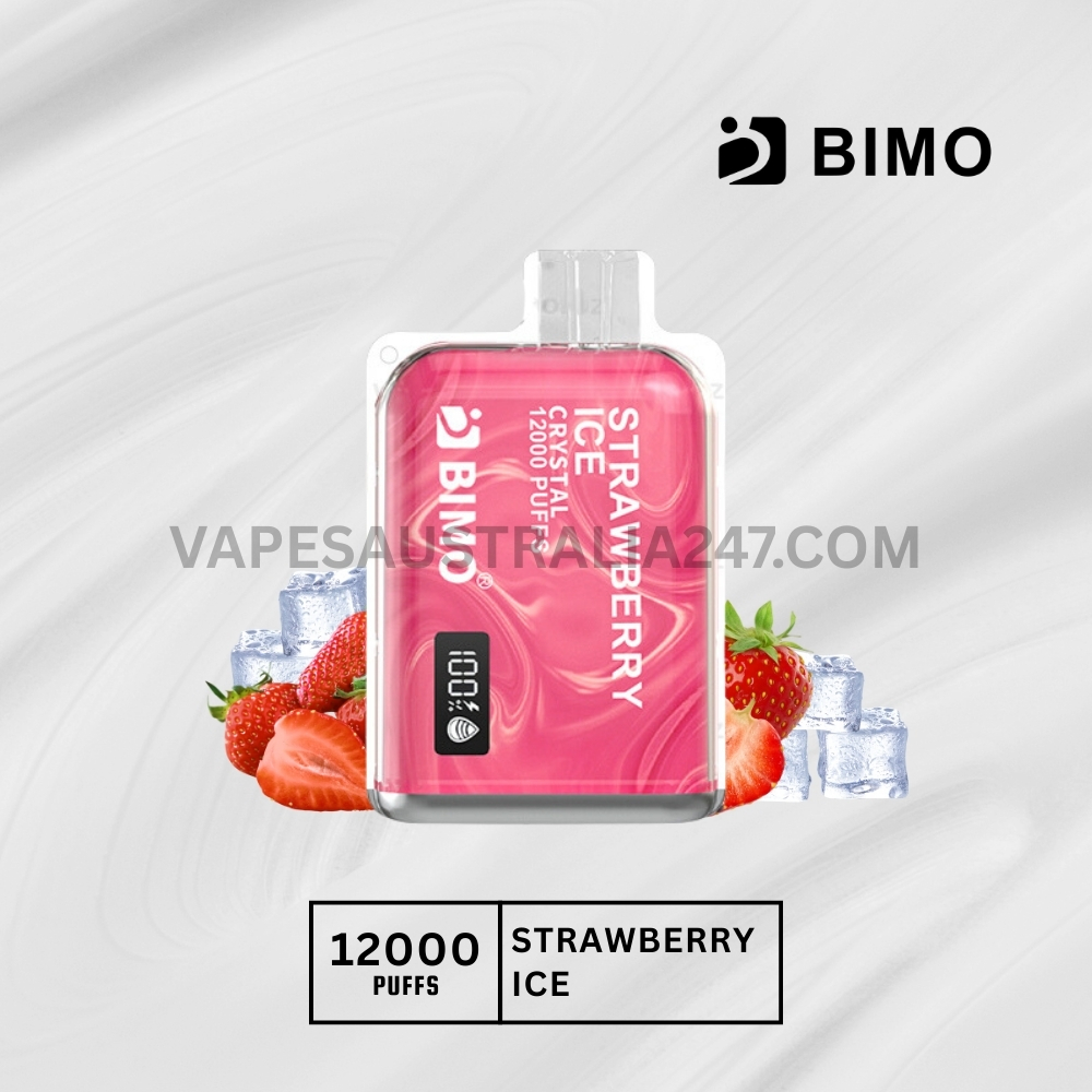 BIMO Crystal 12000 Puffs Strawberry Ice BIMO Crystal 12000 Puffs Strawberry Ice