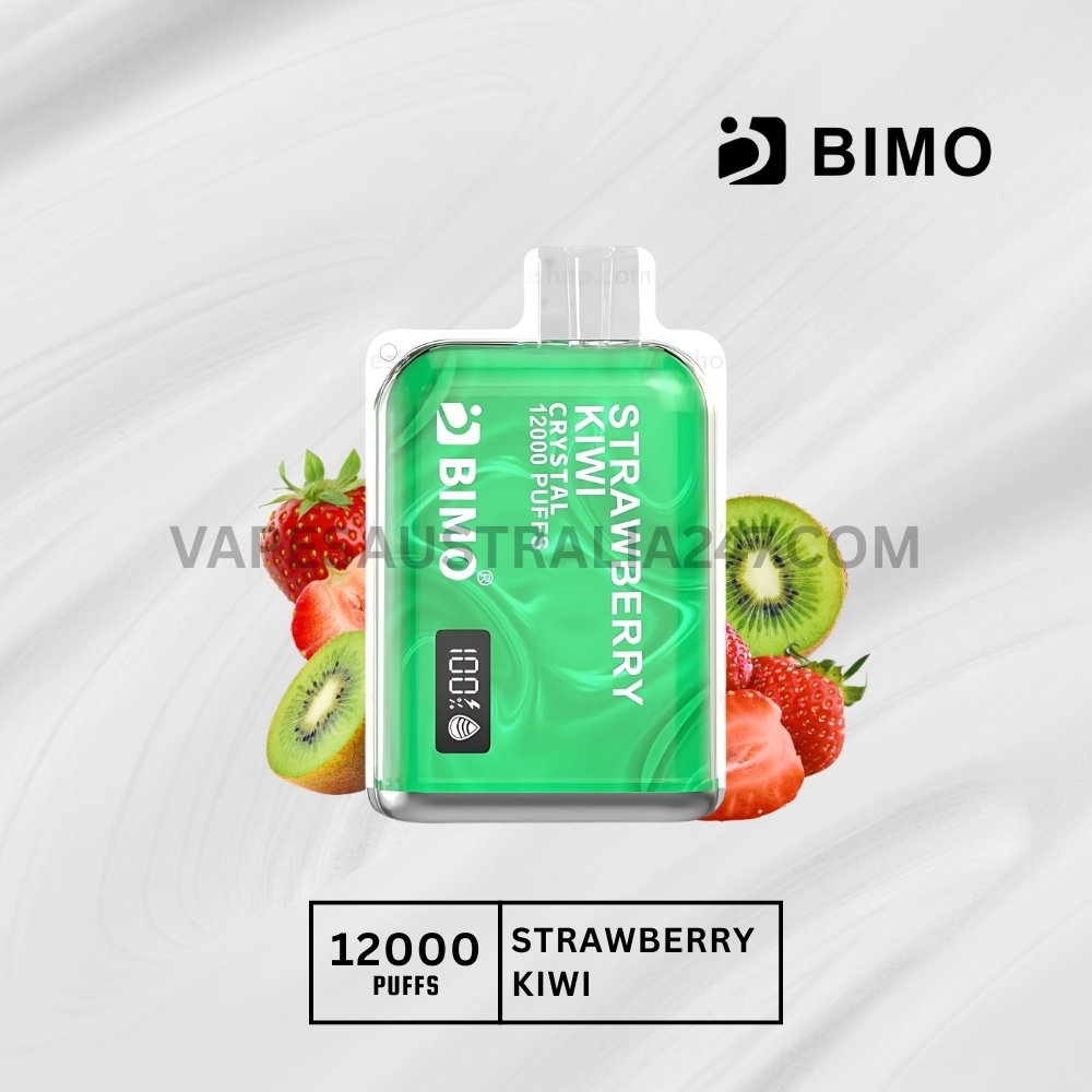 BIMO Crystal 12000 Puffs Strawberry Kiwi BIMO Crystal 12000 Puffs Strawberry Kiwi