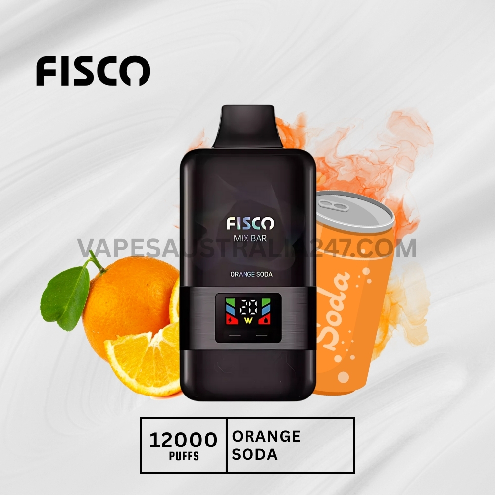 FISCO Mix Bar 12000 Puffs Orange Soda FISCO Mix Bar 12000 Puffs Orange Soda