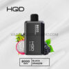 HQD Miracle 8000 Puffs Black Dragon