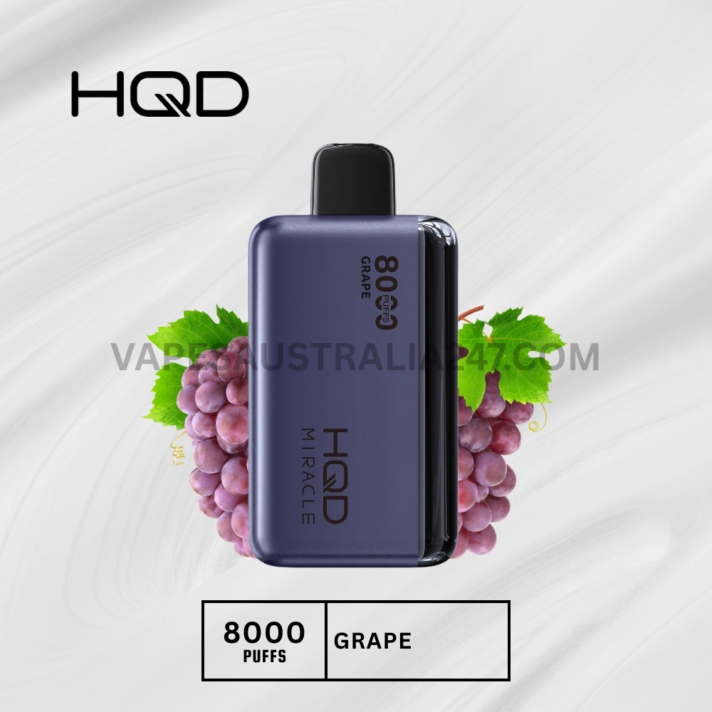 HQD Miracle 8000 Puffs Grape HQD Miracle 8000 Puffs Grape