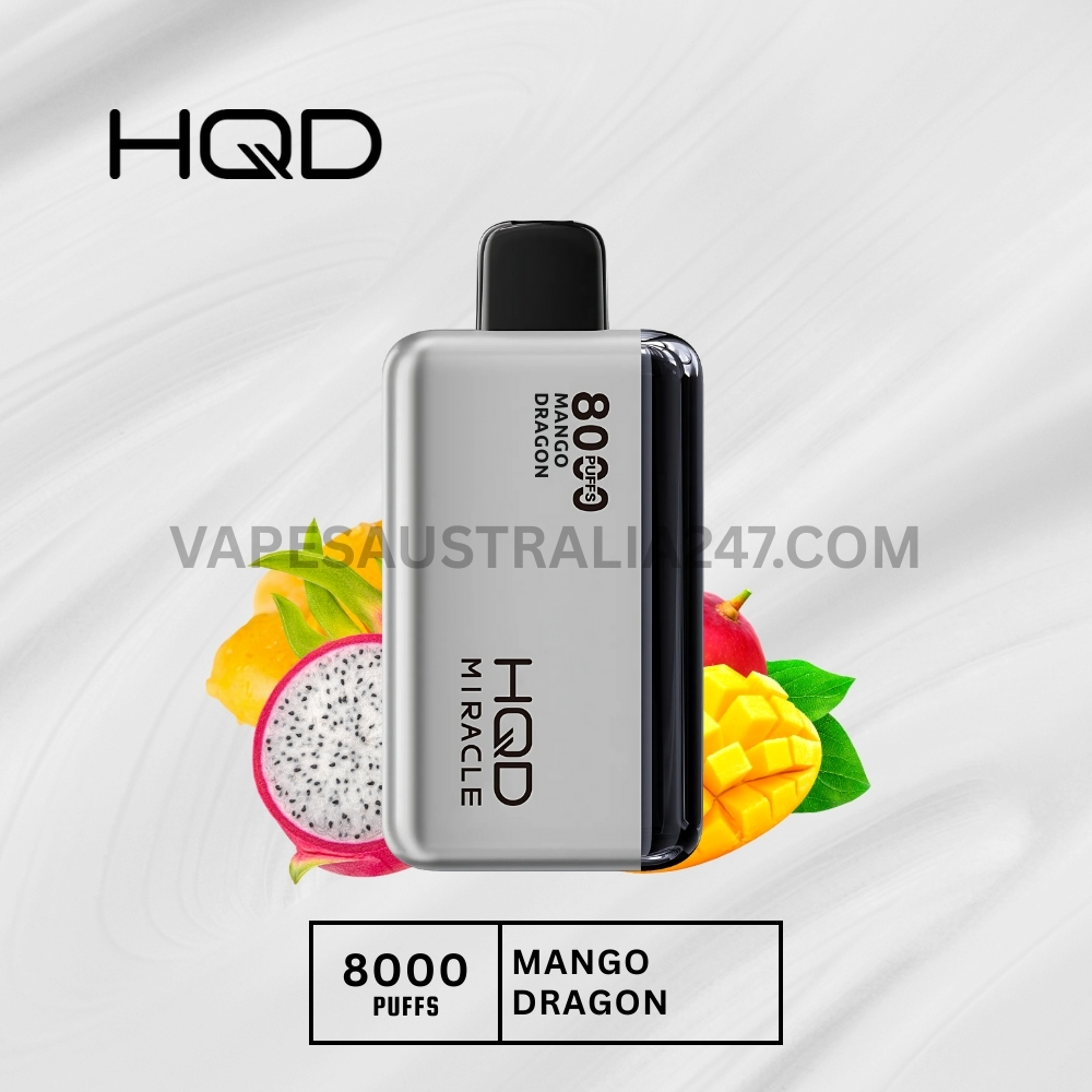 HQD Miracle 8000 Puffs Mango Dragon HQD Miracle 8000 Puffs Mango Dragon