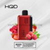 HQD Miracle 8000 Puffs Strawberry Raspberry