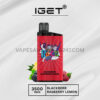 IGET Bar 3500 Puffs Blackberry Raspberry Lemon
