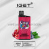 IGET Bar 3500 Puffs Cherry Blueberry