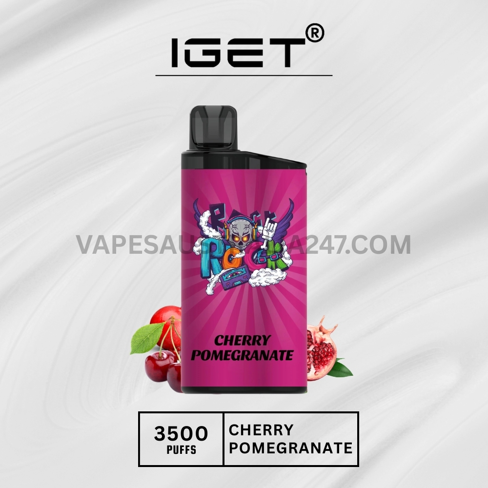 IGET Bar 3500 Puffs Cherry Pomegranate IGET Bar 3500 Puffs Cherry Pomegranate