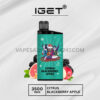 IGET Bar 3500 Puffs Citrus Blackberry Apple