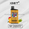 IGET Bar 3500 Puffs Orange Mango Pineapple Ice