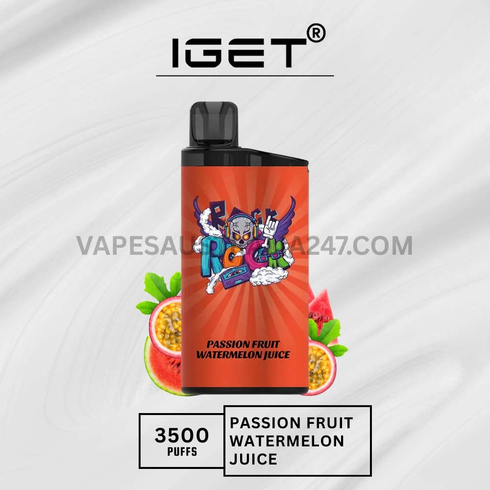 IGET Bar 3500 Puffs Passion Fruit Watermelon Juice IGET Bar 3500 Puffs Passion Fruit Watermelon Juice
