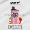 IGET Bar 3500 Puffs Strawberry Watermelon Hard Candy