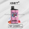 IGET Bar 3500 Puffs Strawberry Watermelon Ice