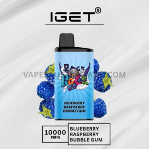 IGET Bar Pro 10000 Puffs Blueberry Raspberry Bubble Gum