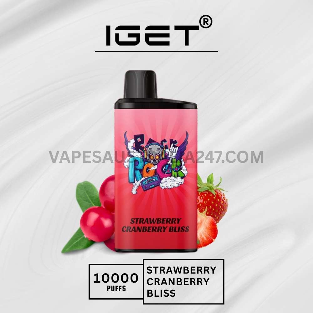 IGET Bar Pro 10000 Puffs Strawberry Cranberry Bliss IGET Bar Pro 10000 Puffs Strawberry Cranberry Bliss
