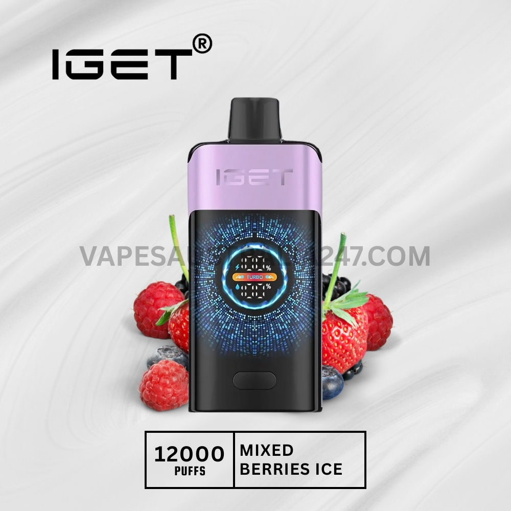 Iget One 12000 Puffs Berries Ice IGET One 12000 Puffs Berries Ice