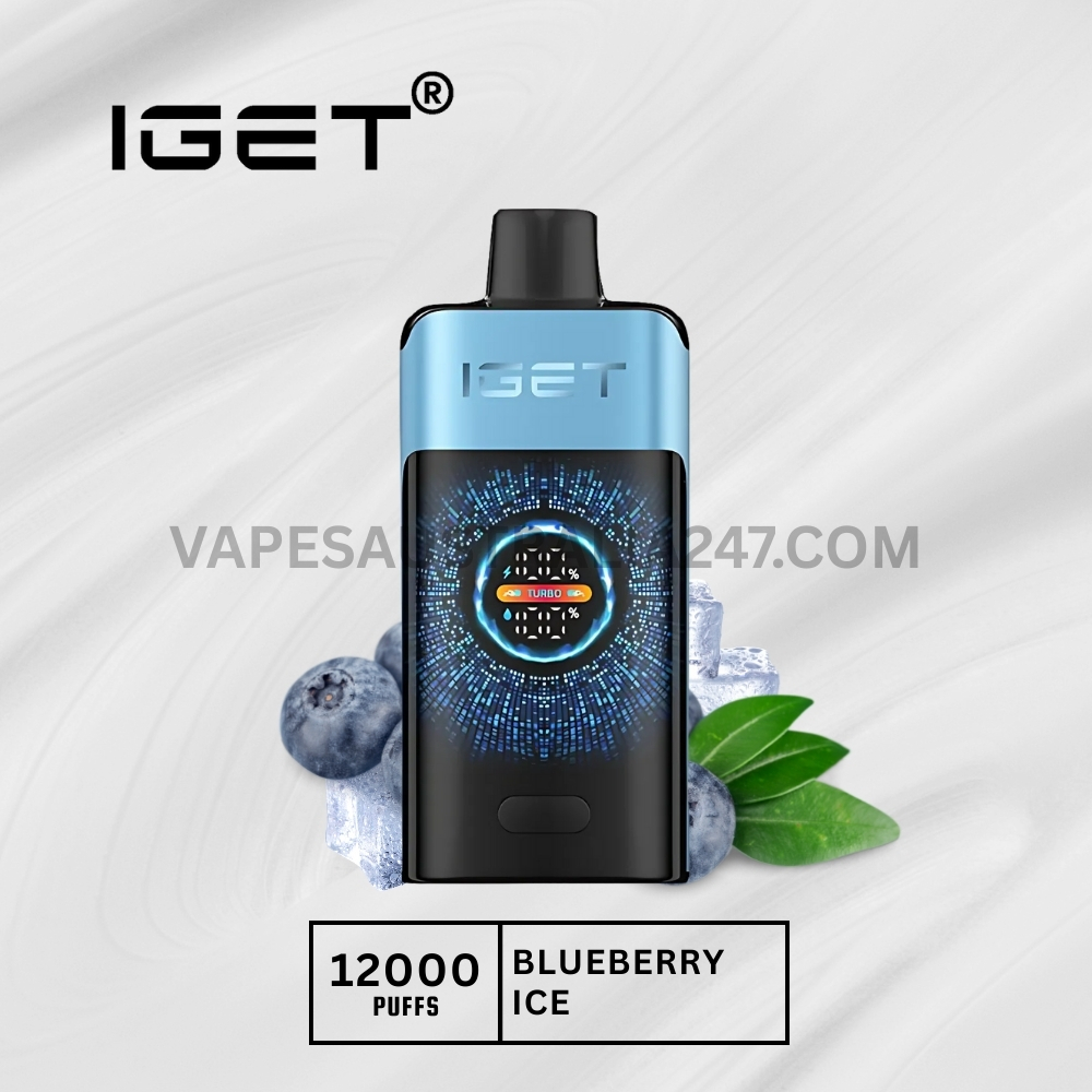 Iget One 12000 Puffs Blueberry Ice IGET One 12000 Puffs Blueberry Ice