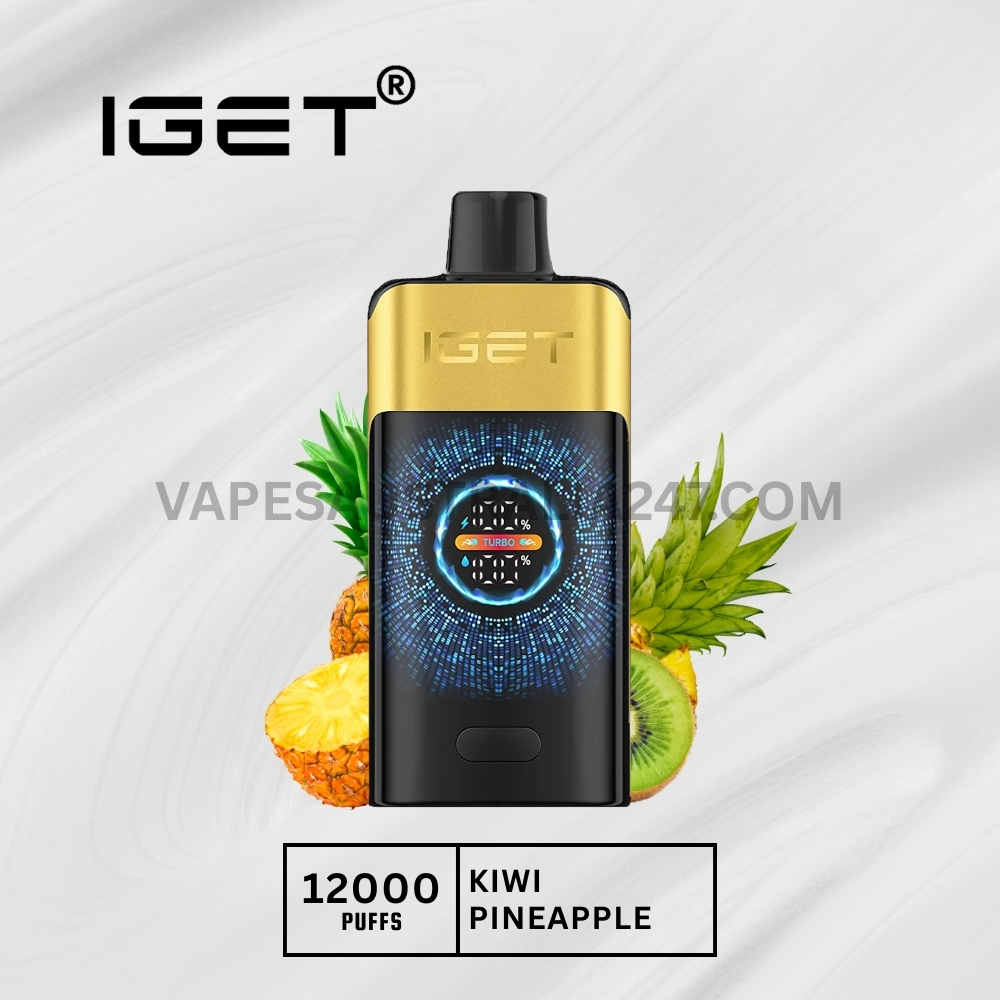 Iget One 12000 Puffs Kiwi Pineapple IGET One 12000 Puffs Kiwi Pineapple