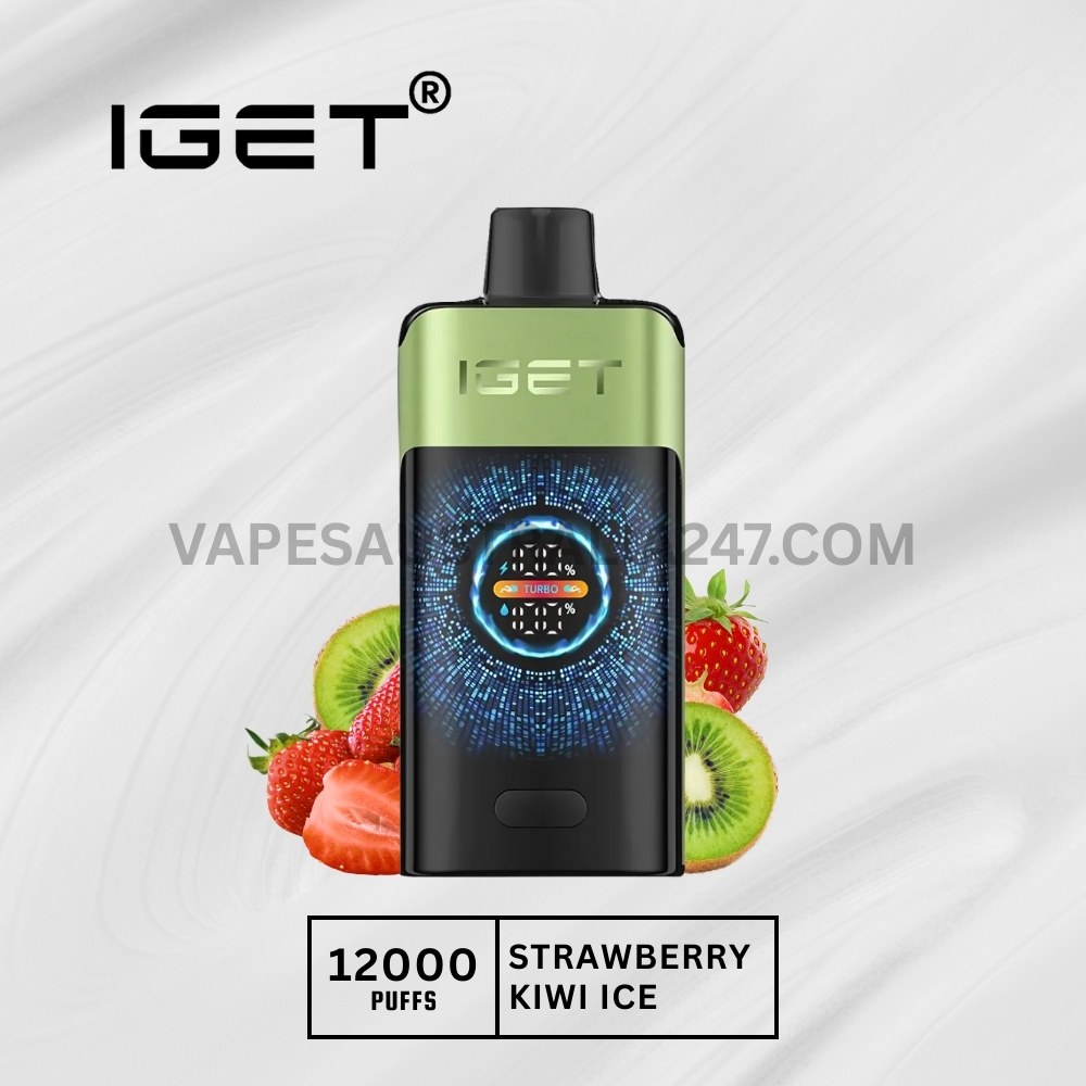 Iget One 12000 Puffs Strawberry Kiwi Ice IGET One 12000 Puffs Strawberry Kiwi Ice