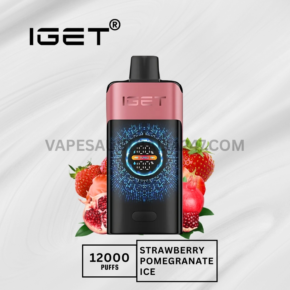 Iget One 12000 Puffs Strawberry Pomegranate Ice IGET One 12000 Puffs Strawberry Pomegranate Ice