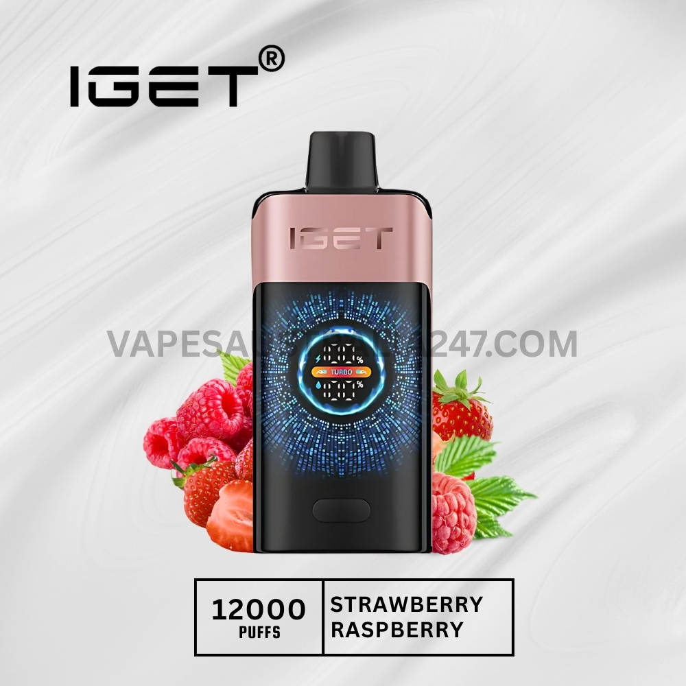 Iget One 12000 Puffs Strawberry Raspberry Iget One 12000 Puffs Strawberry Raspberry