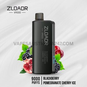 ZLOADR V9000 Blackberry Pomegranate Cherry Ice