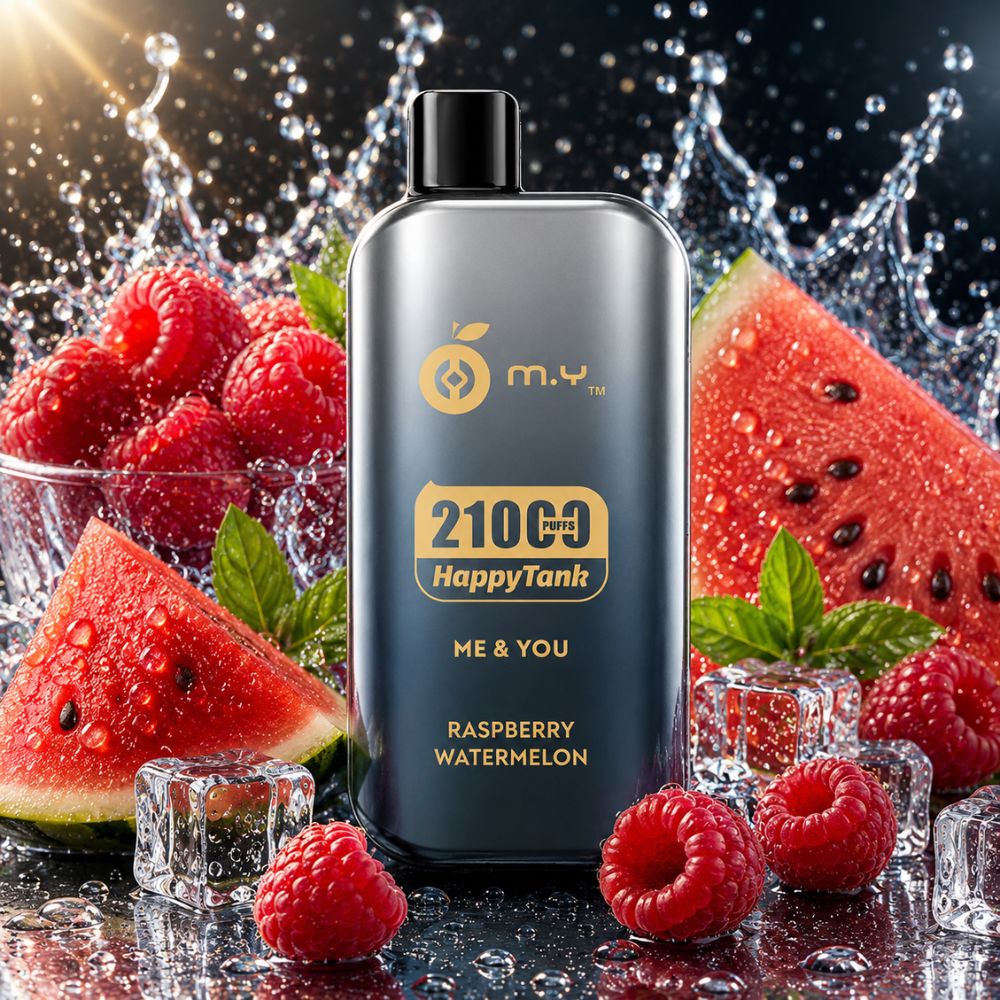 HappyTank 21000 Puffs Raspberry Watermelon HappyTank 21000 Puffs Raspberry Watermelon