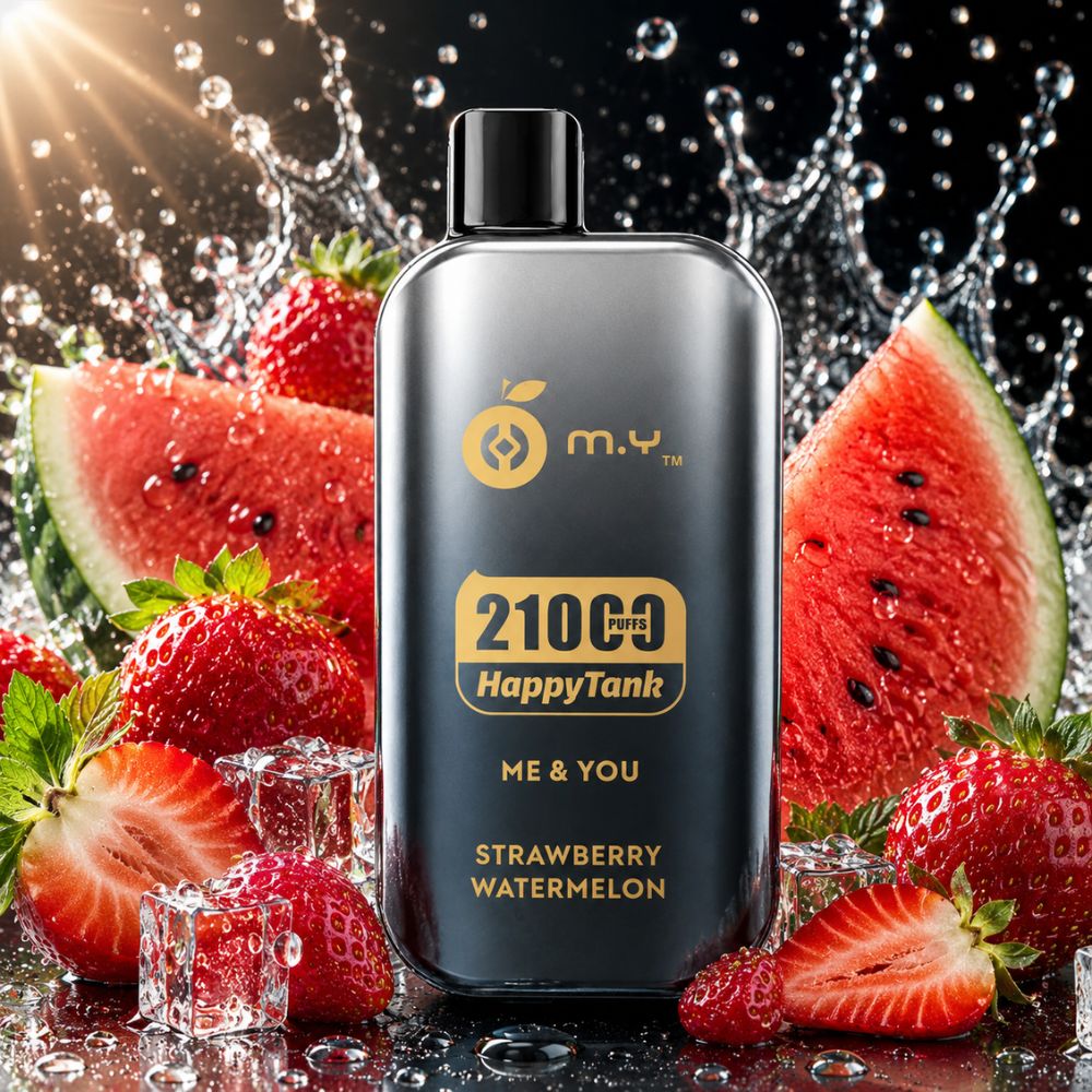 HappyTank 21000 Puffs Strawberry Watermelon HappyTank 21000 Puffs Strawberry Watermelon