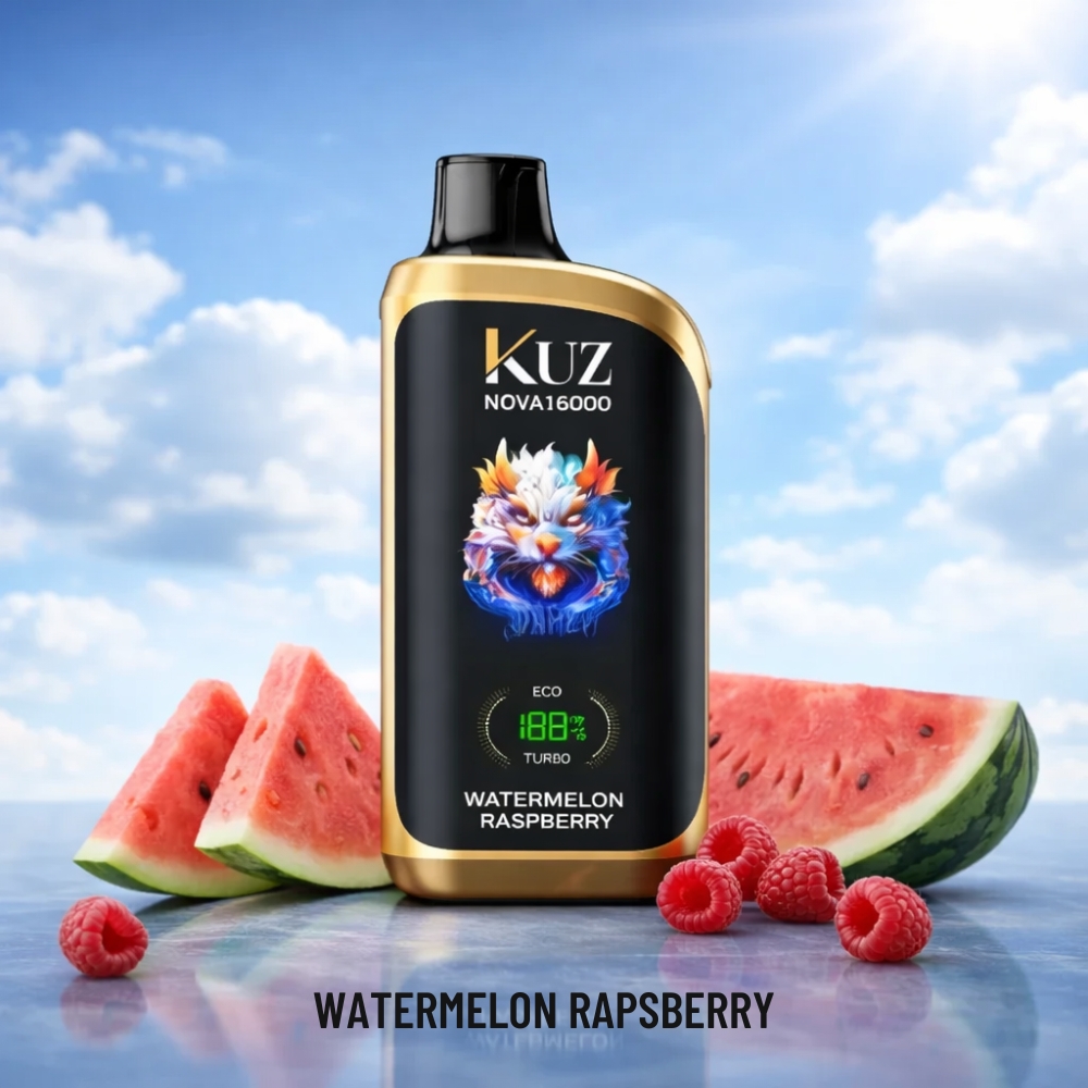 KUZ Nova 16000 Puffs Watermelon Raspberry KUZ Nova 16000 Puffs Watermelon Raspberry